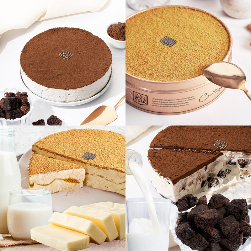 Trio Savers - Milk Cheese, Truffle Brownie & Ube Ice Cream
